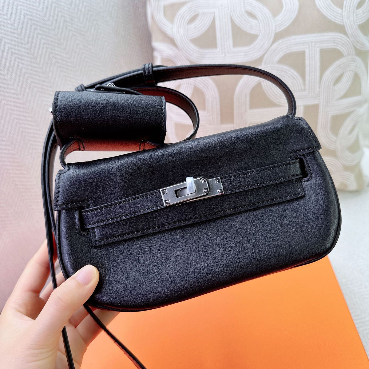 Mini Leather Crossbody Belt Bag