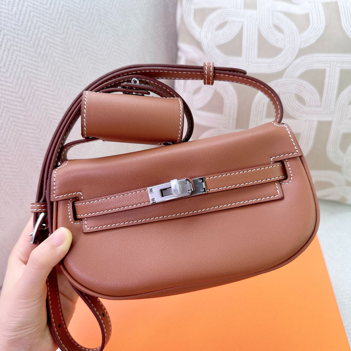 Mini Leather Crossbody Belt Bag
