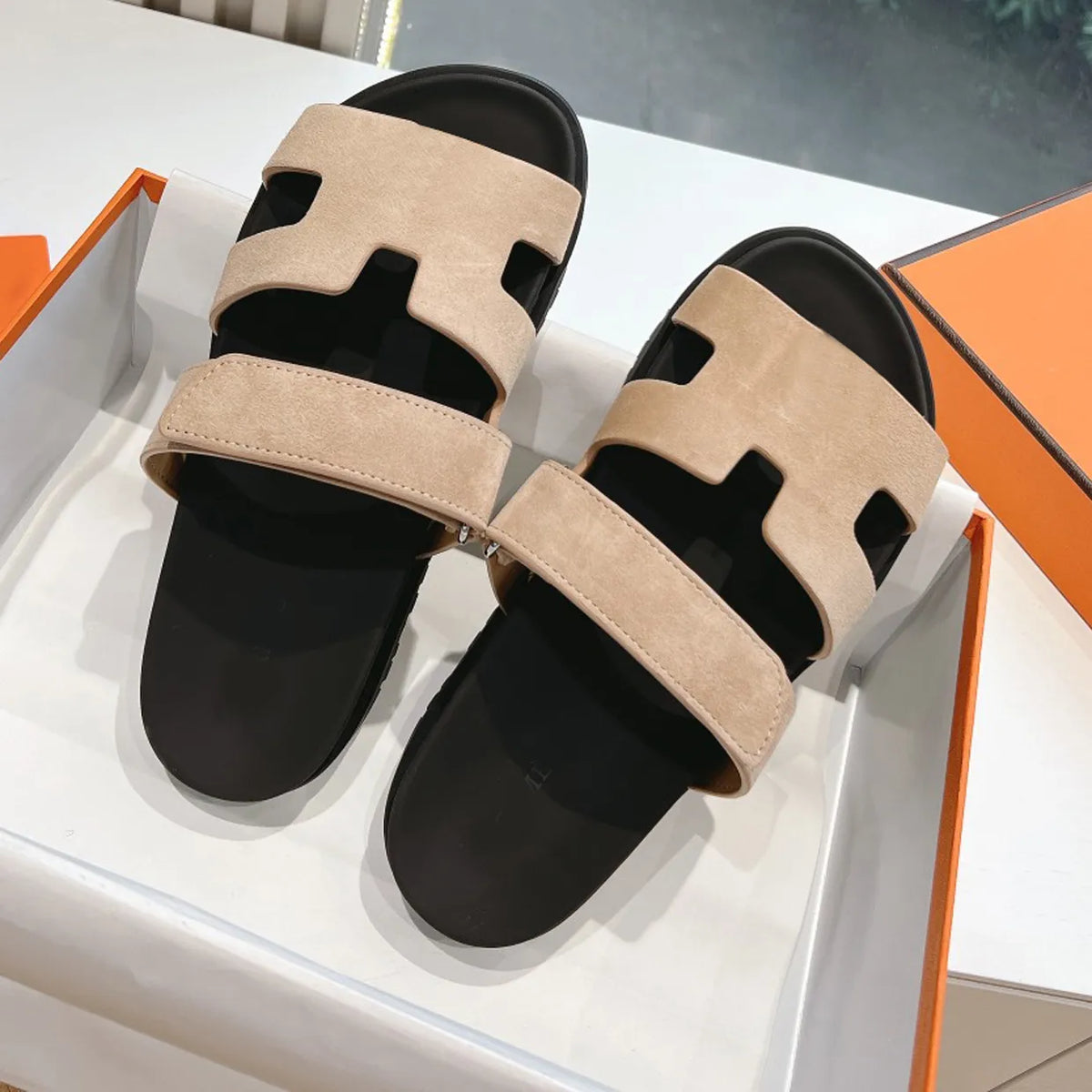 The H-Chy Sandals - Genuine Leather