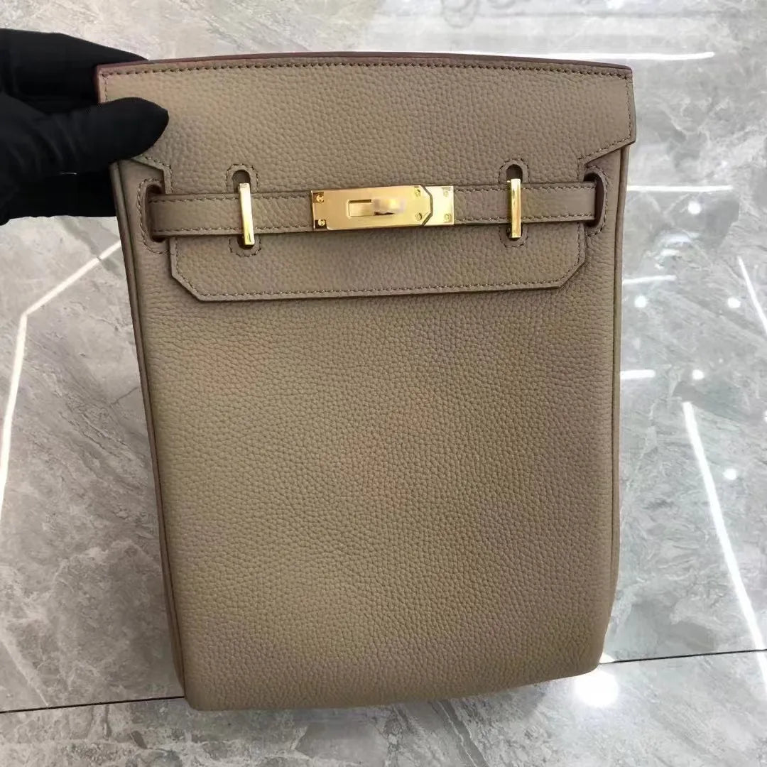 H - A Dos Bag - Calfskin Leather