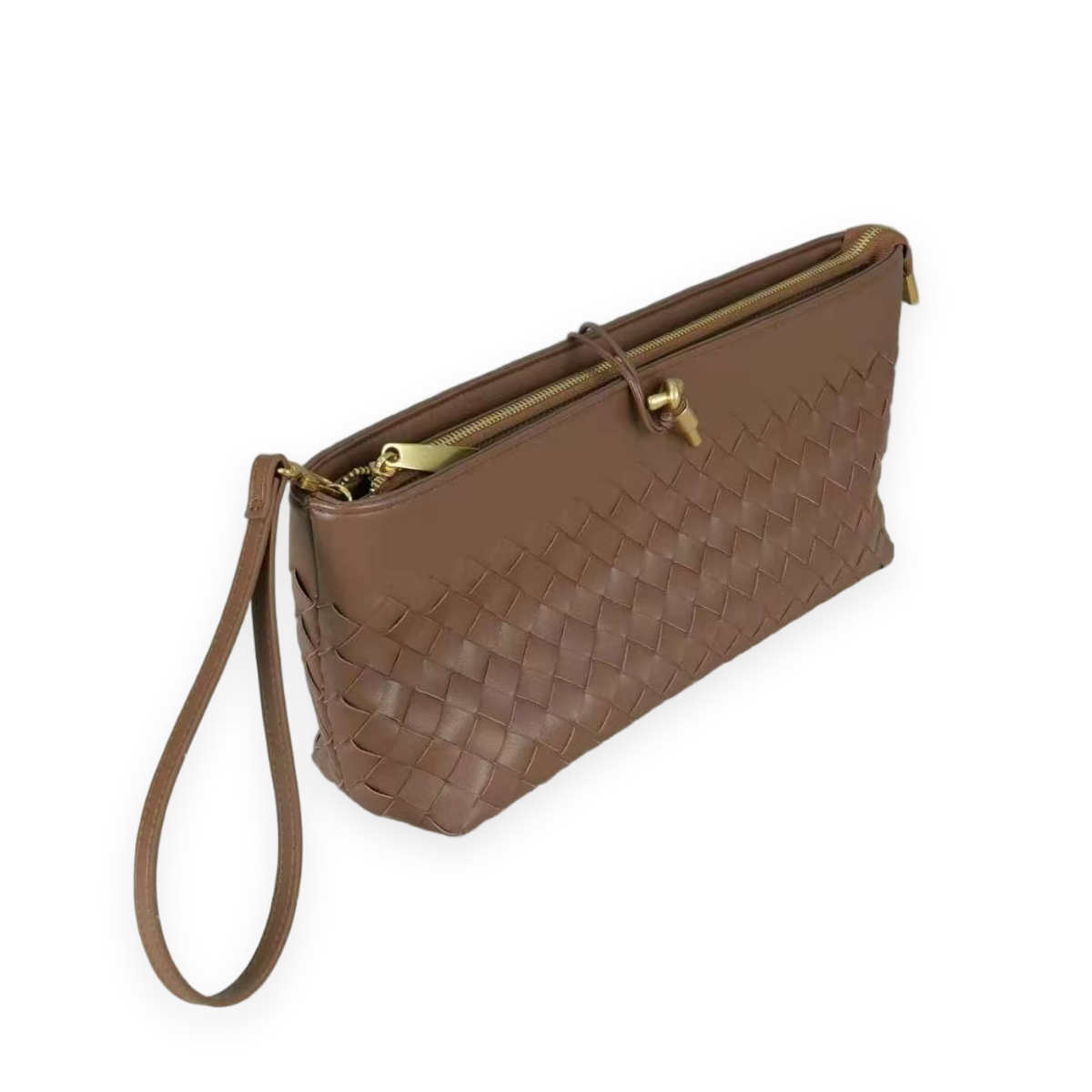 Woven Calfskin Duo Bag