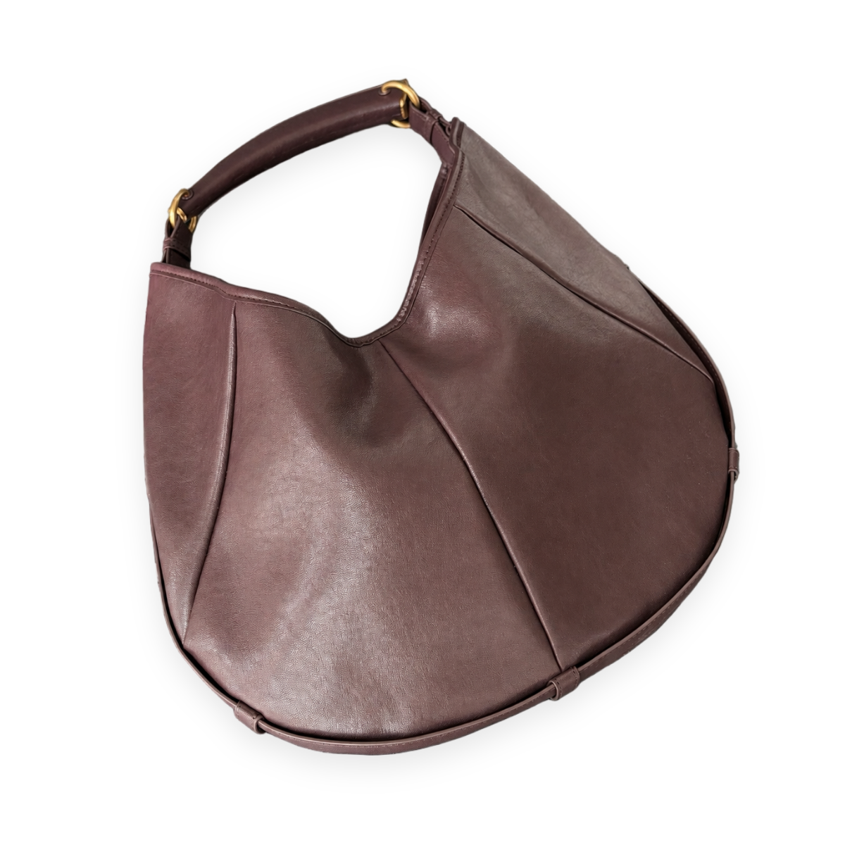 Leather Slouch Shoulder Bag