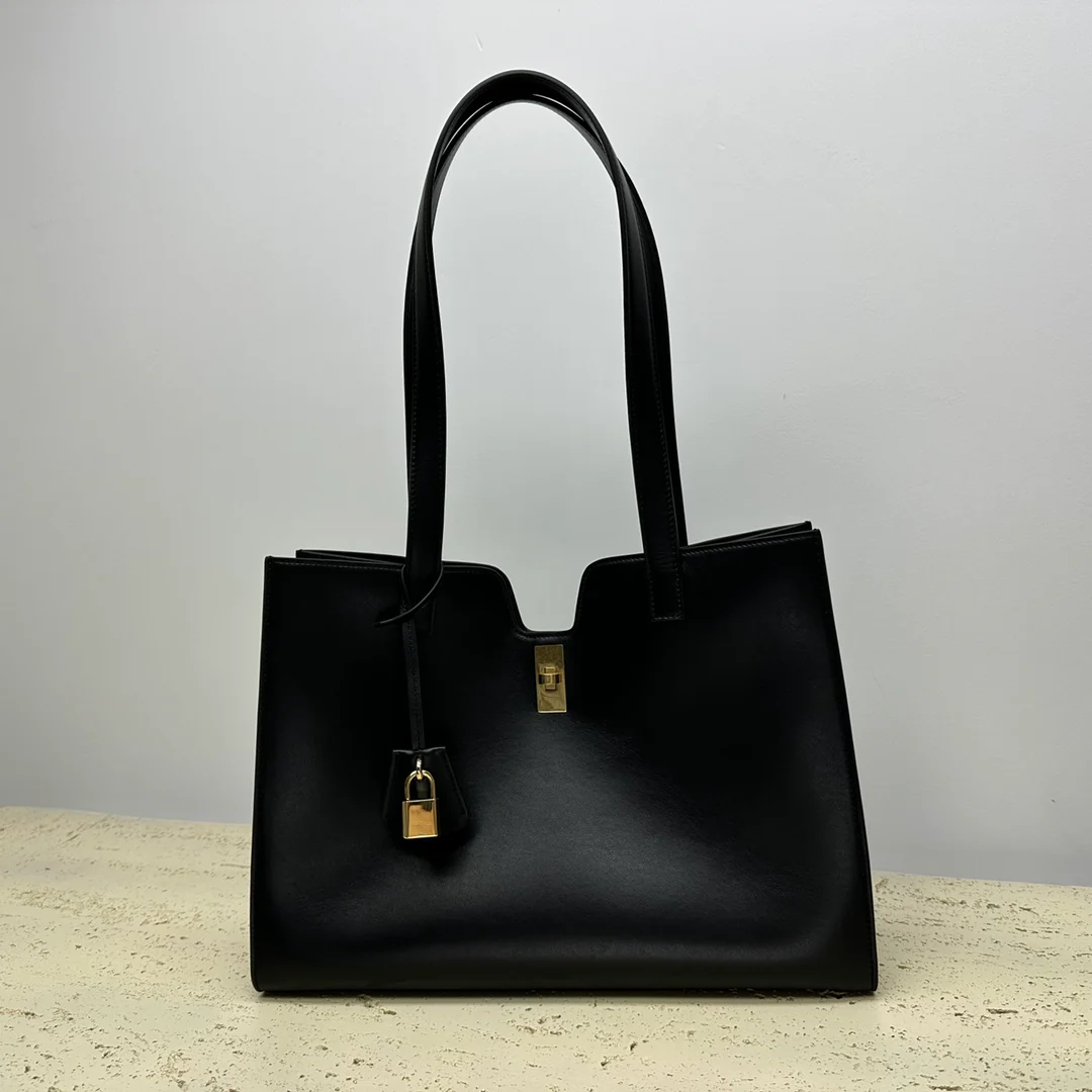 Smooth Calfskin Leather Tote Bag