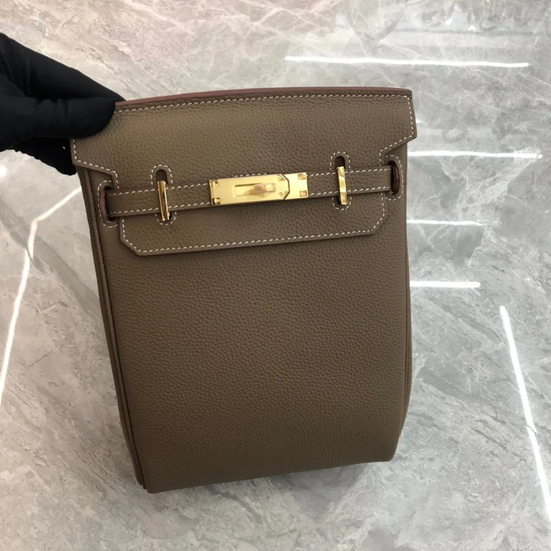 H - A Dos Bag - Calfskin Leather