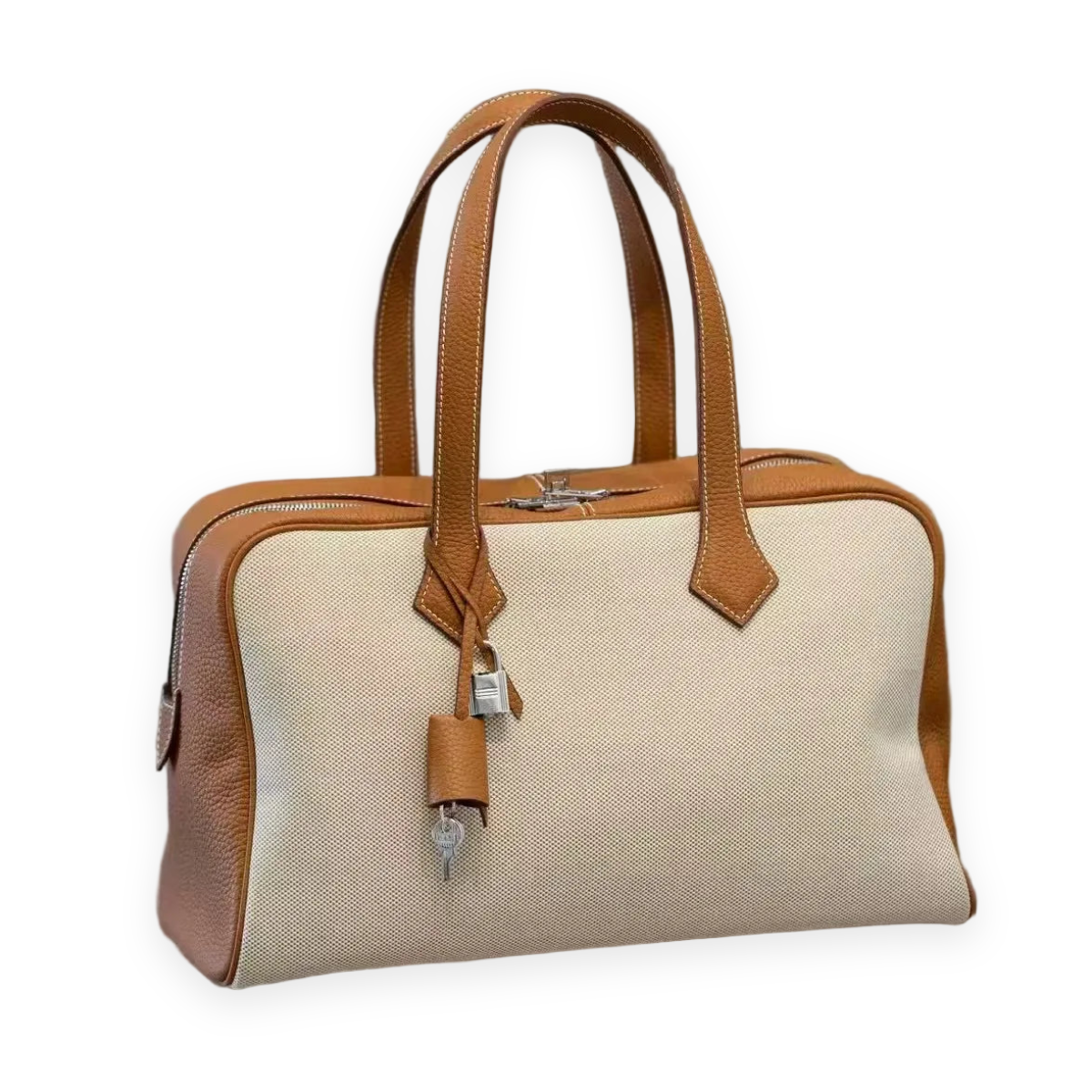 Cowhide Leather Bowling Bag