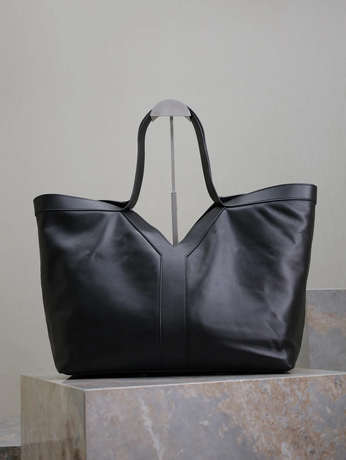 The Y Tote Bag - Calfskin Leather