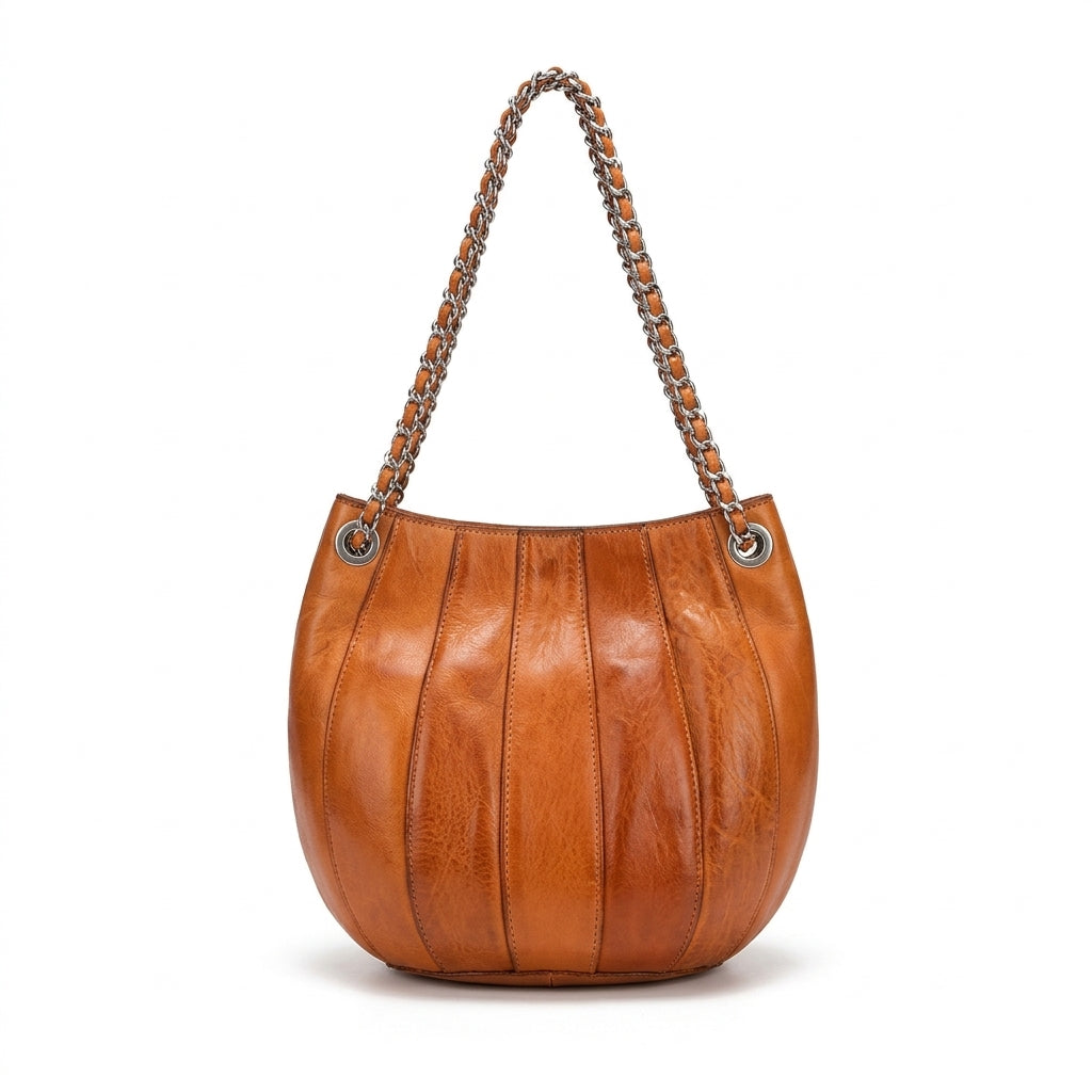 Leather Chain Shoulder Bag