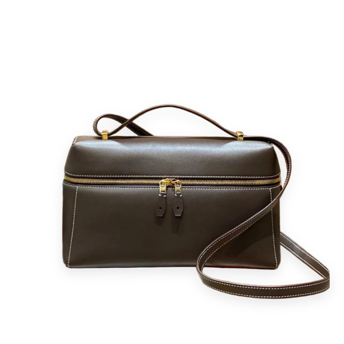 Calfskin Leather Crossbody Case