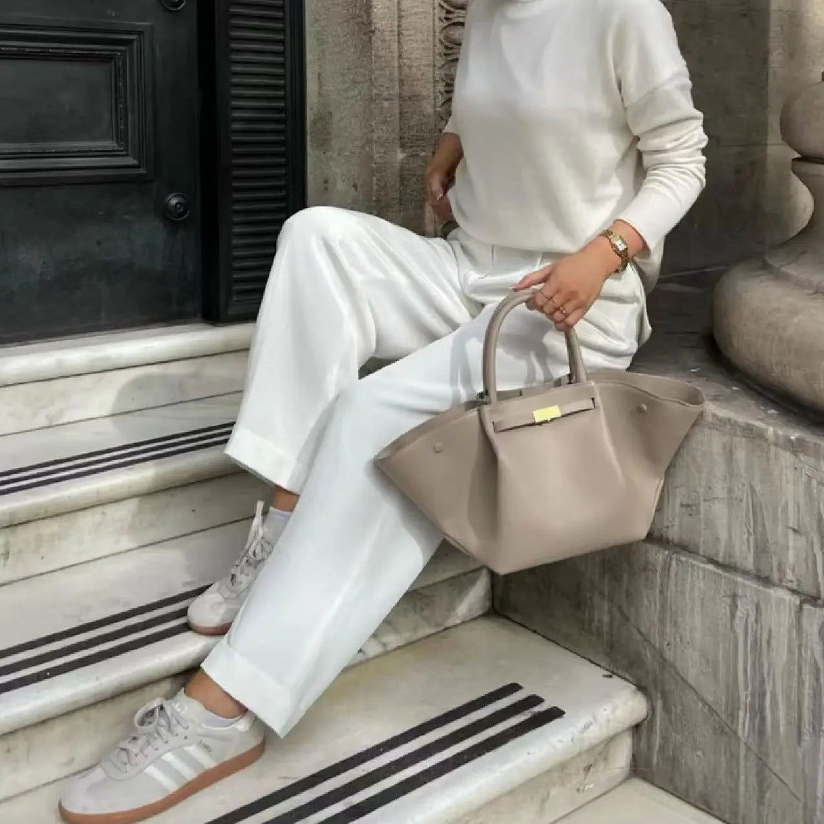 NY Tote Bag - Calfskin Leather