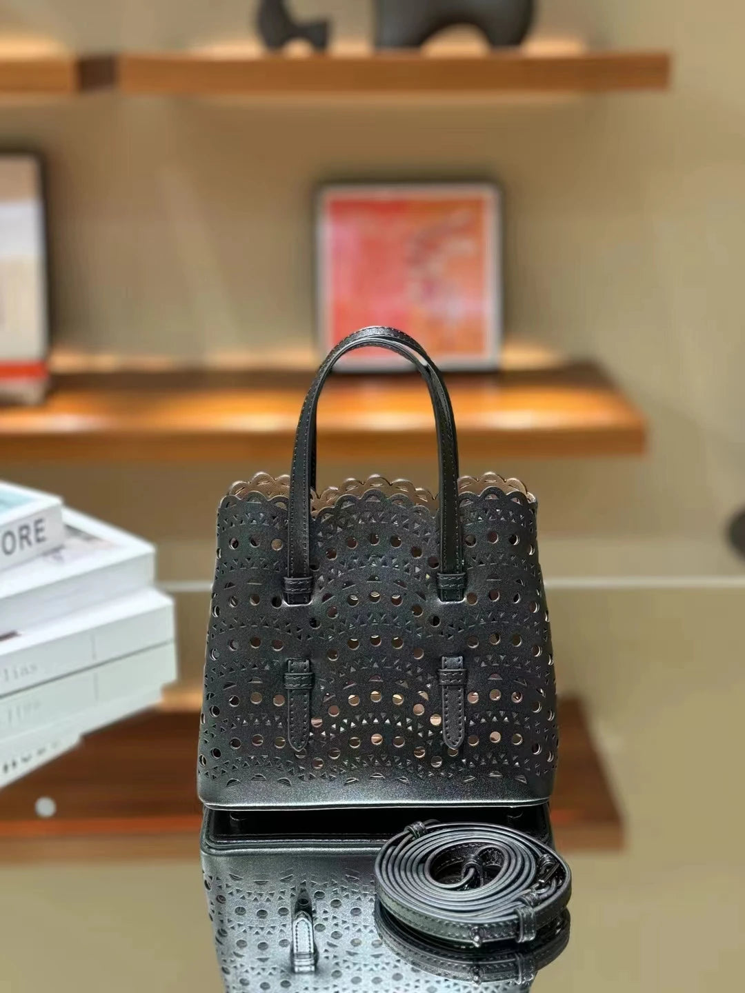 Wave Leather Bag