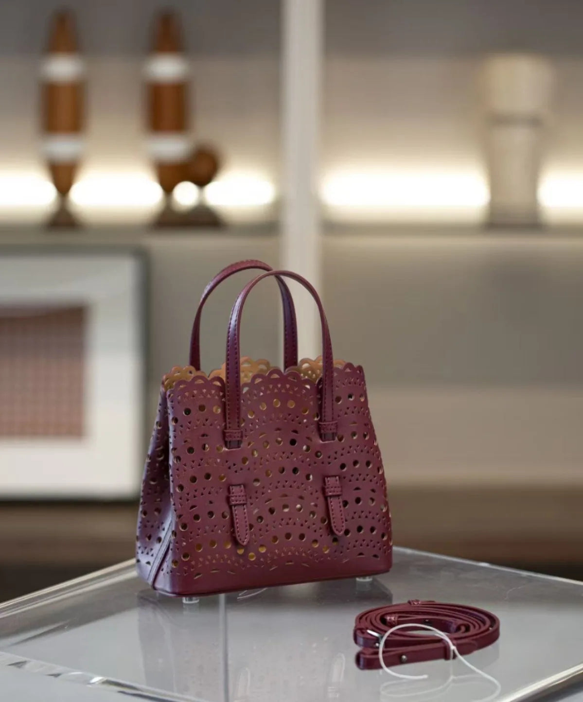 Wave Leather Bag