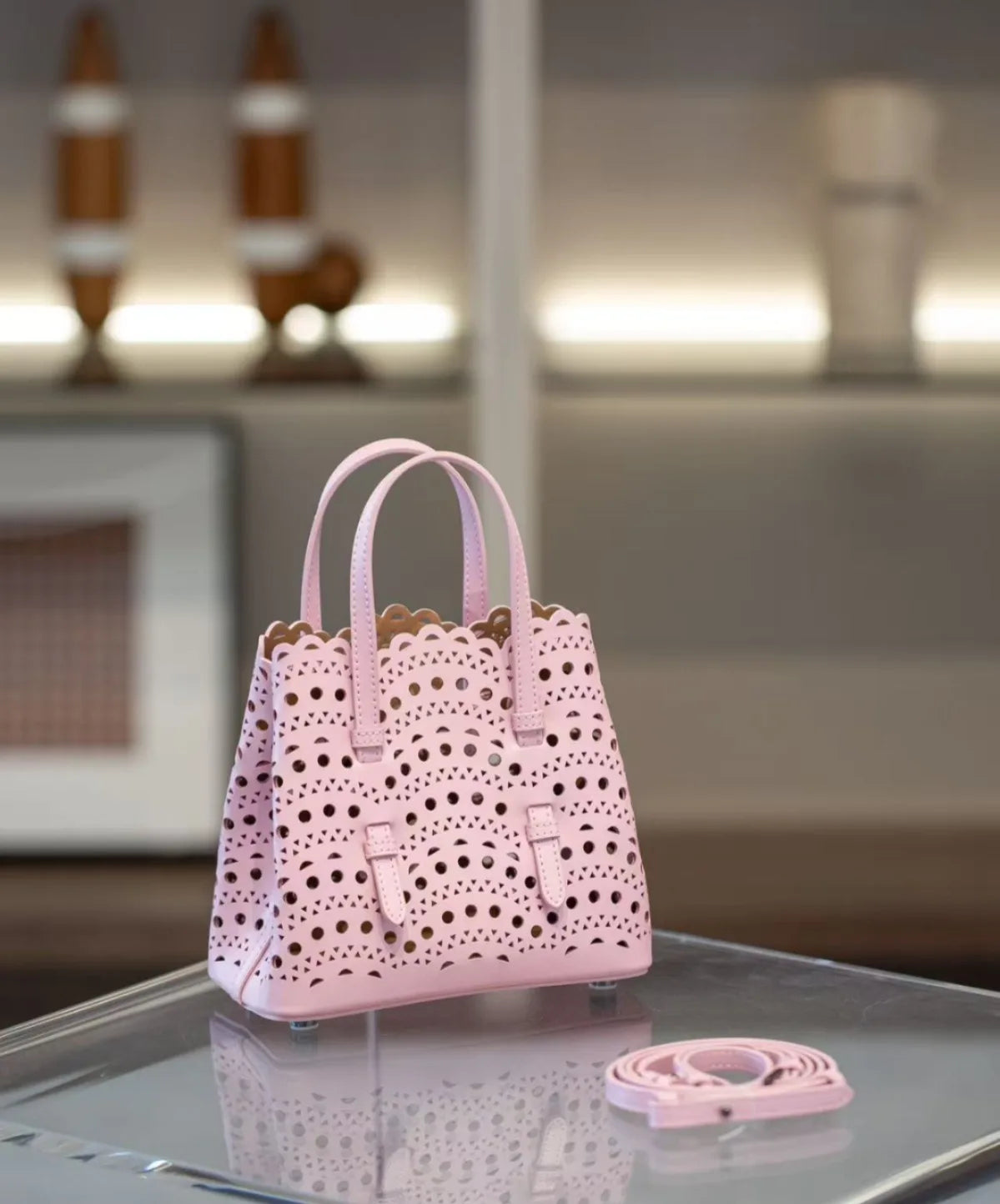 Wave Leather Bag
