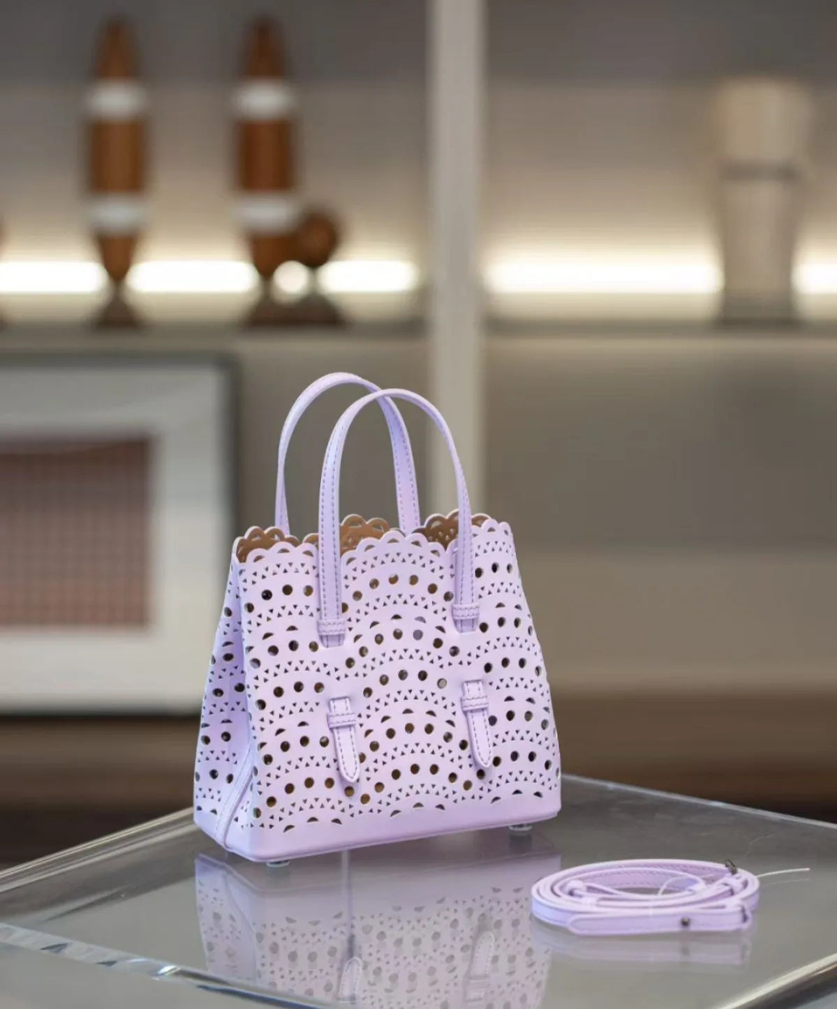 Wave Leather Bag