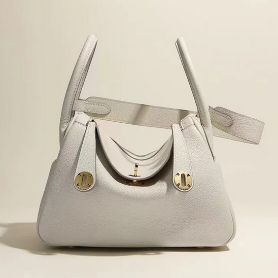 Cowhide Canvas Shoulder Bag