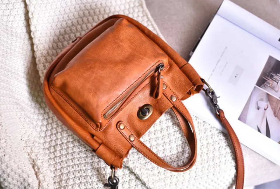 Genuine Leather Mini Shoulder Bag