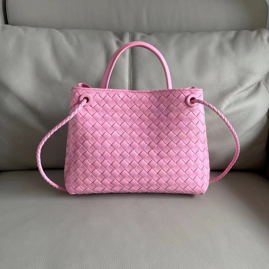 Lambskin Leather Tote Bag