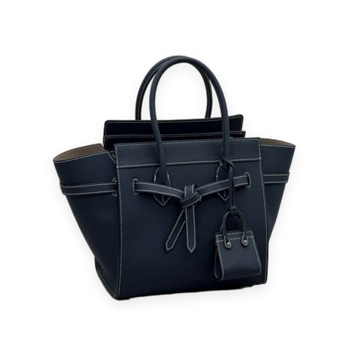 Medium Leather Top Handle Handbag