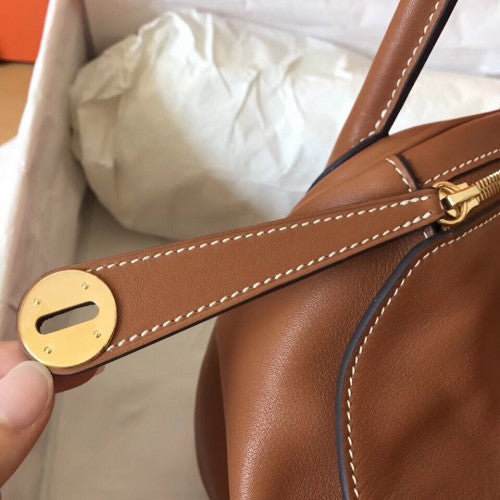 Cowhide Canvas Shoulder Bag