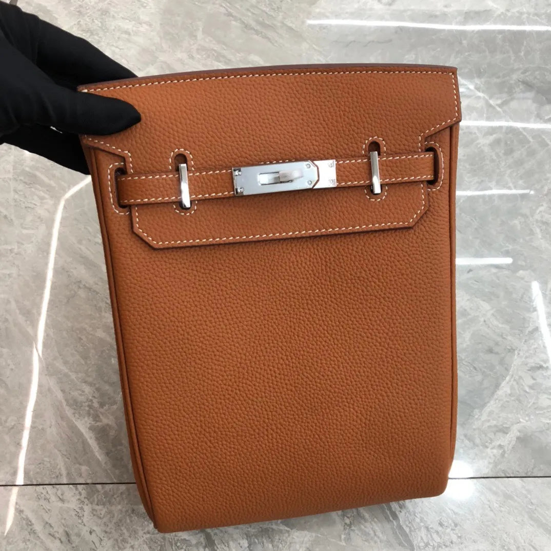 H - A Dos Bag - Calfskin Leather