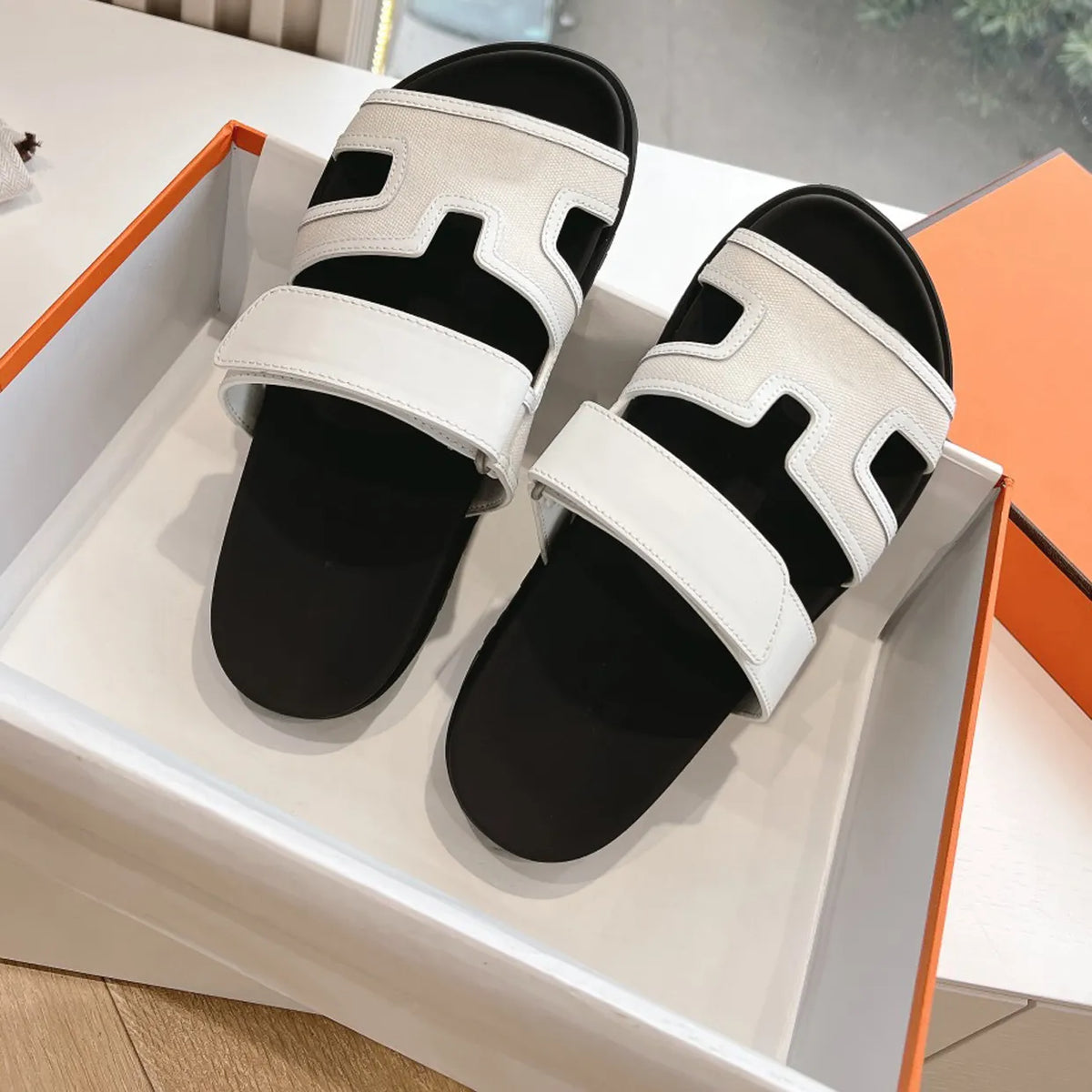 The H-Chy Sandals - Genuine Leather