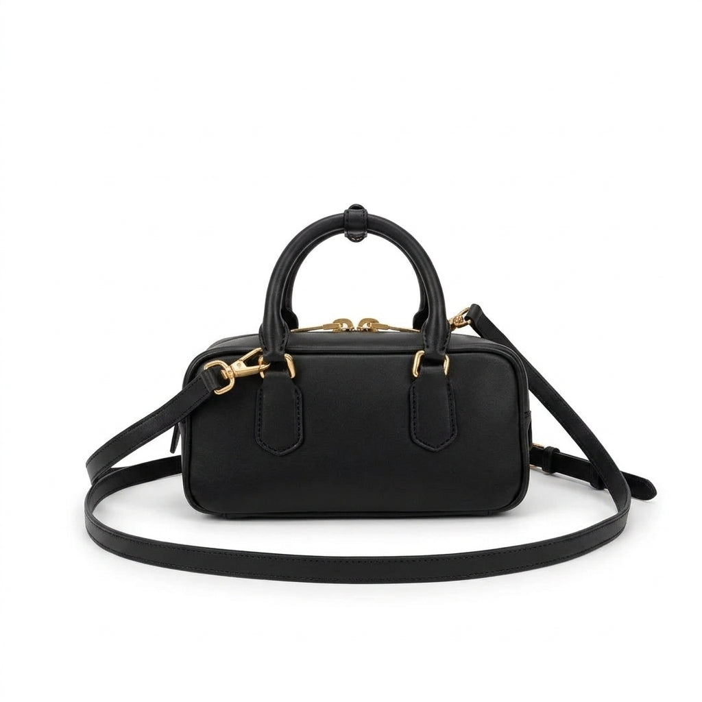 Leather Top Handle Handbag