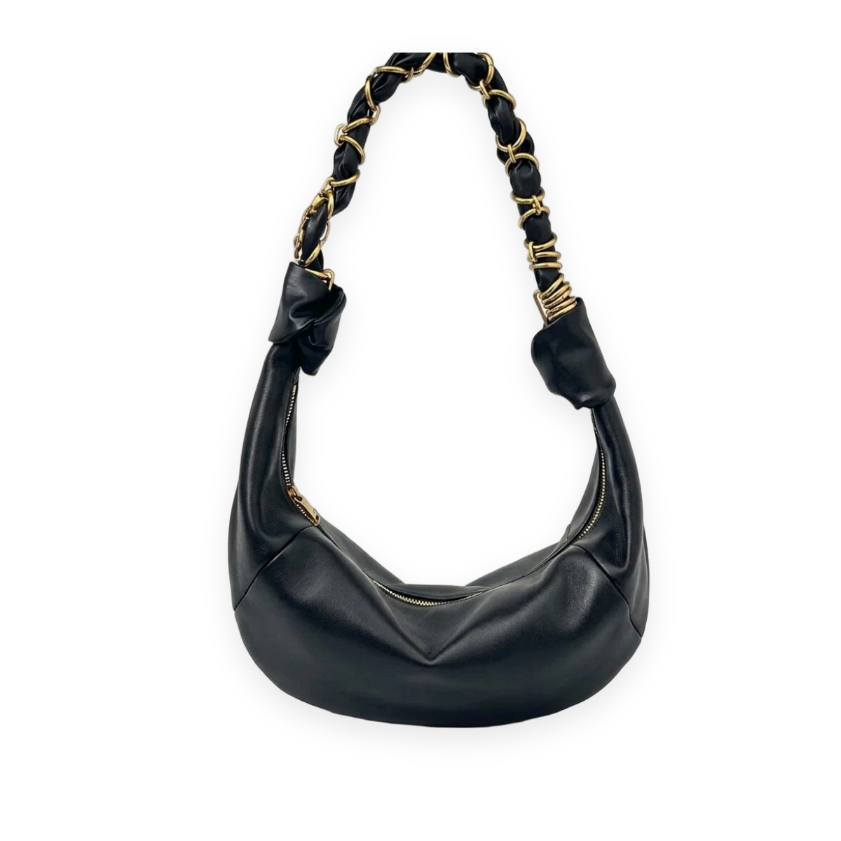 Leather Loop Shoulder Bag