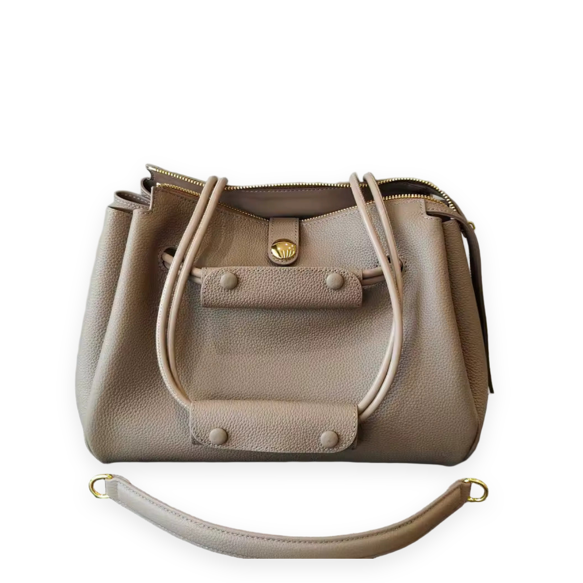 Grained Calfskin Tote Bag