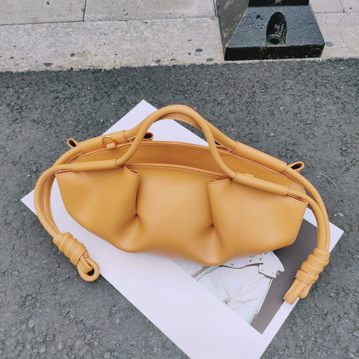 Shiny Nappa Calfskin Bag