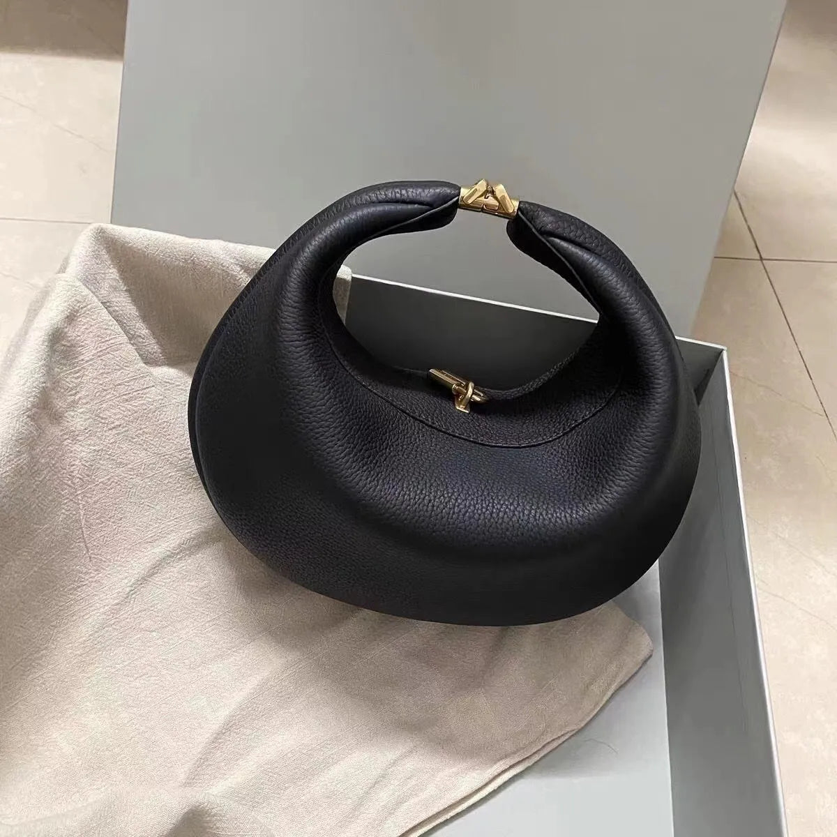 Shoulder Bag - Calfskin Leather