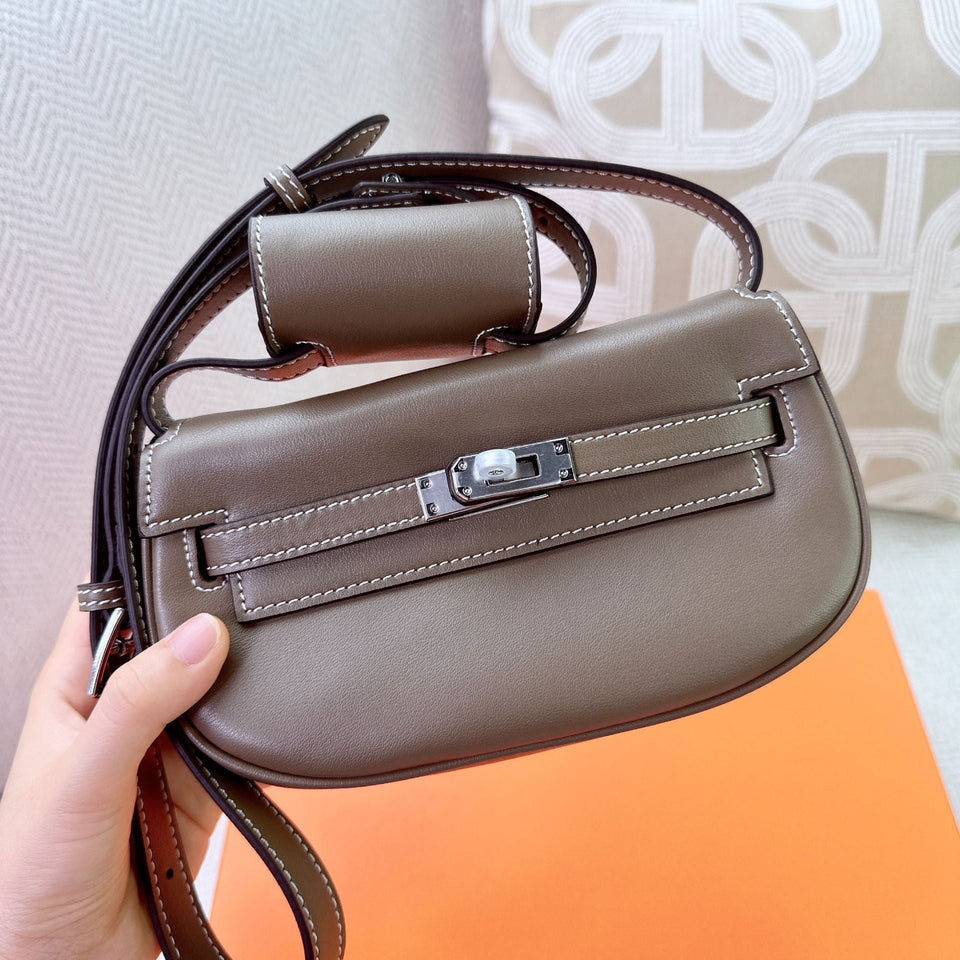 Mini Leather Crossbody Belt Bag