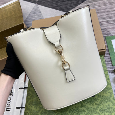 Lucy Leather Bucket Shoulder Bag