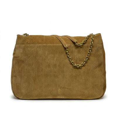 Soft Suede Chain Shoulder Bag