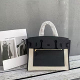 Atelier Canvas Leather Handbag