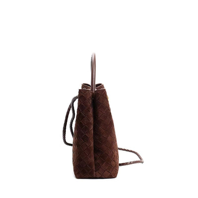 Woven Suede Bag