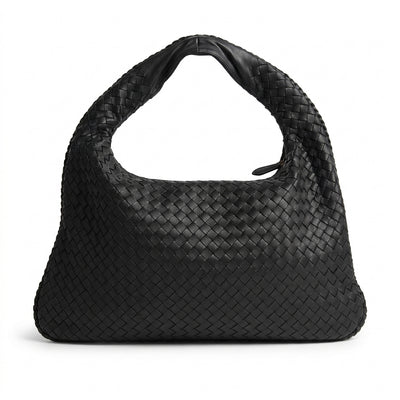 Handwoven Calfskin Shoulder Bag