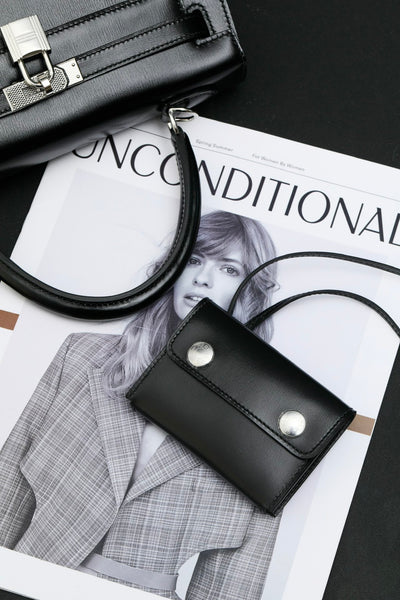 Classic Black Structured Handbag