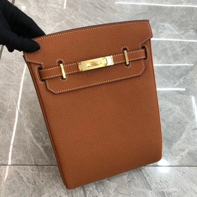 H - A Dos Bag - Calfskin Leather