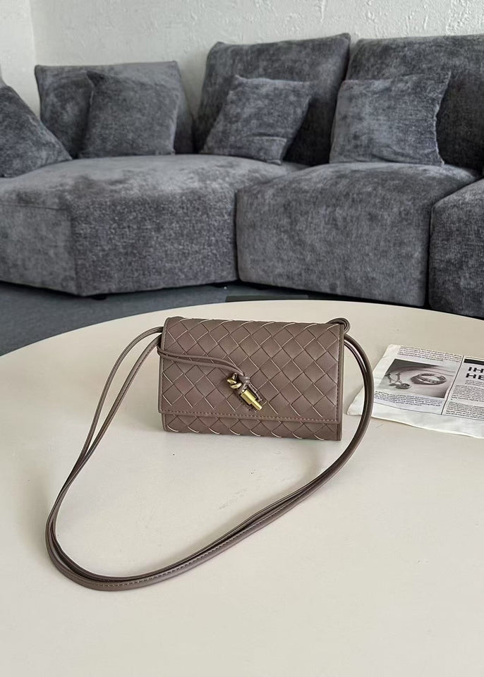 The Woven Crossbody - Calfskin