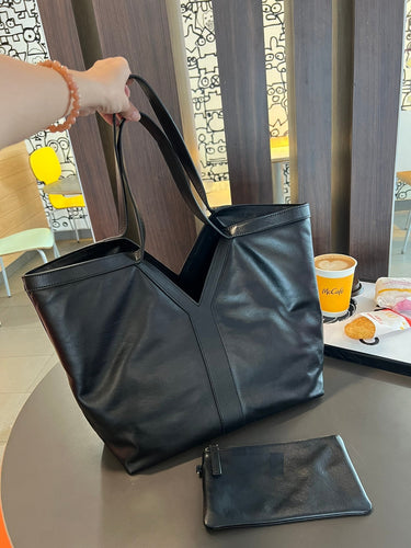 Classic Leather Tote Bag