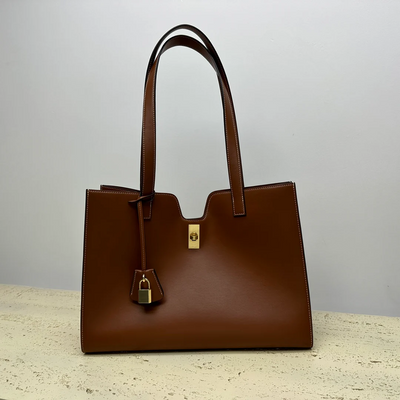 Smooth Calfskin Leather Tote Bag