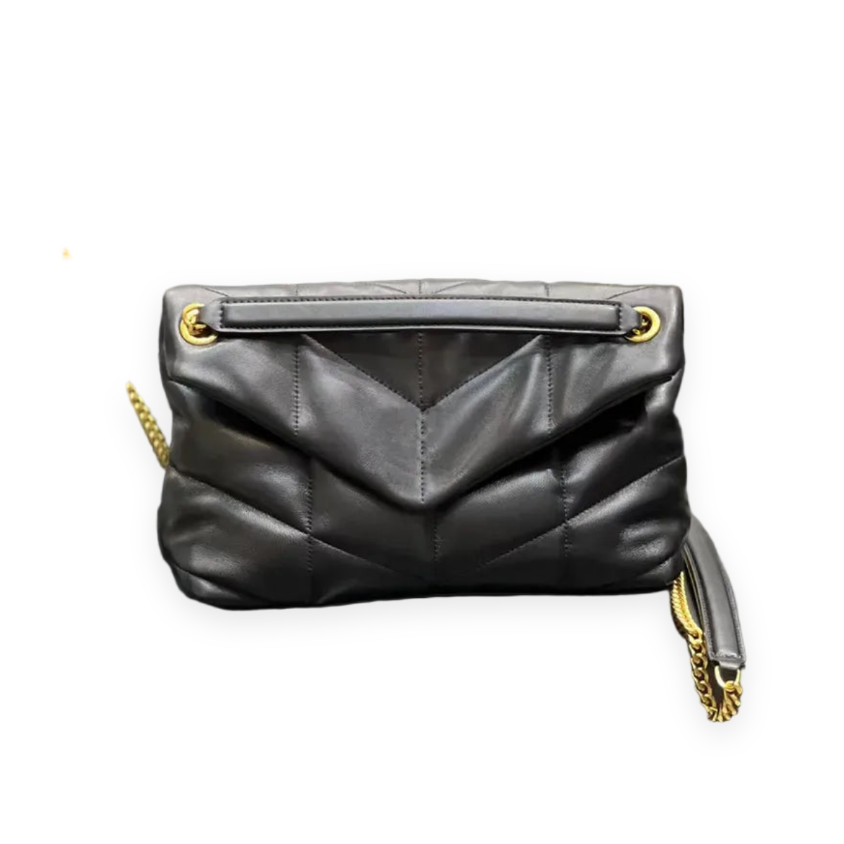 Quilted Calfskin Flap Shoulder Bag