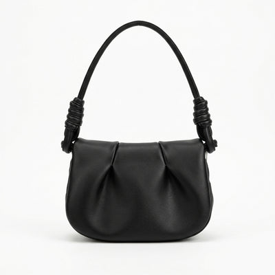 Knot Calfskin Leather Shoulder Bag