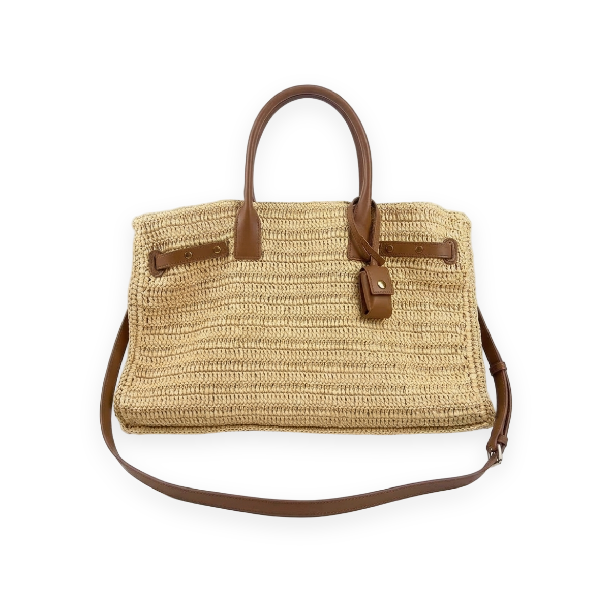 Oversized Woven Raffia Tote