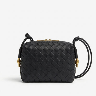 Leather Camera Crossbody Bag