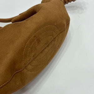 Luxe Knotted Handle Suede bag