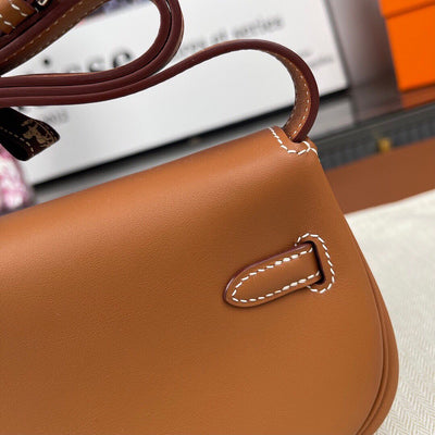 Mini Leather Crossbody Belt Bag