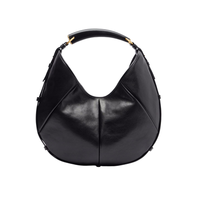 Leather Hobo Shoulder Bag