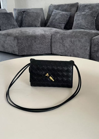 The Woven Crossbody - Calfskin