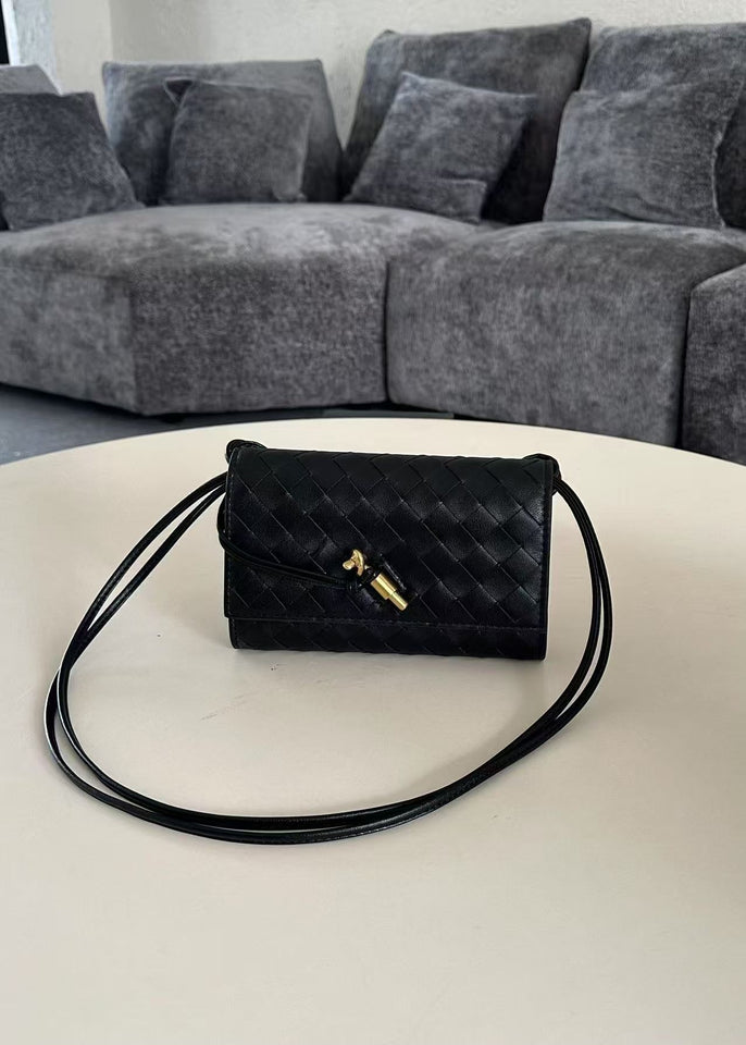 The Woven Crossbody - Calfskin