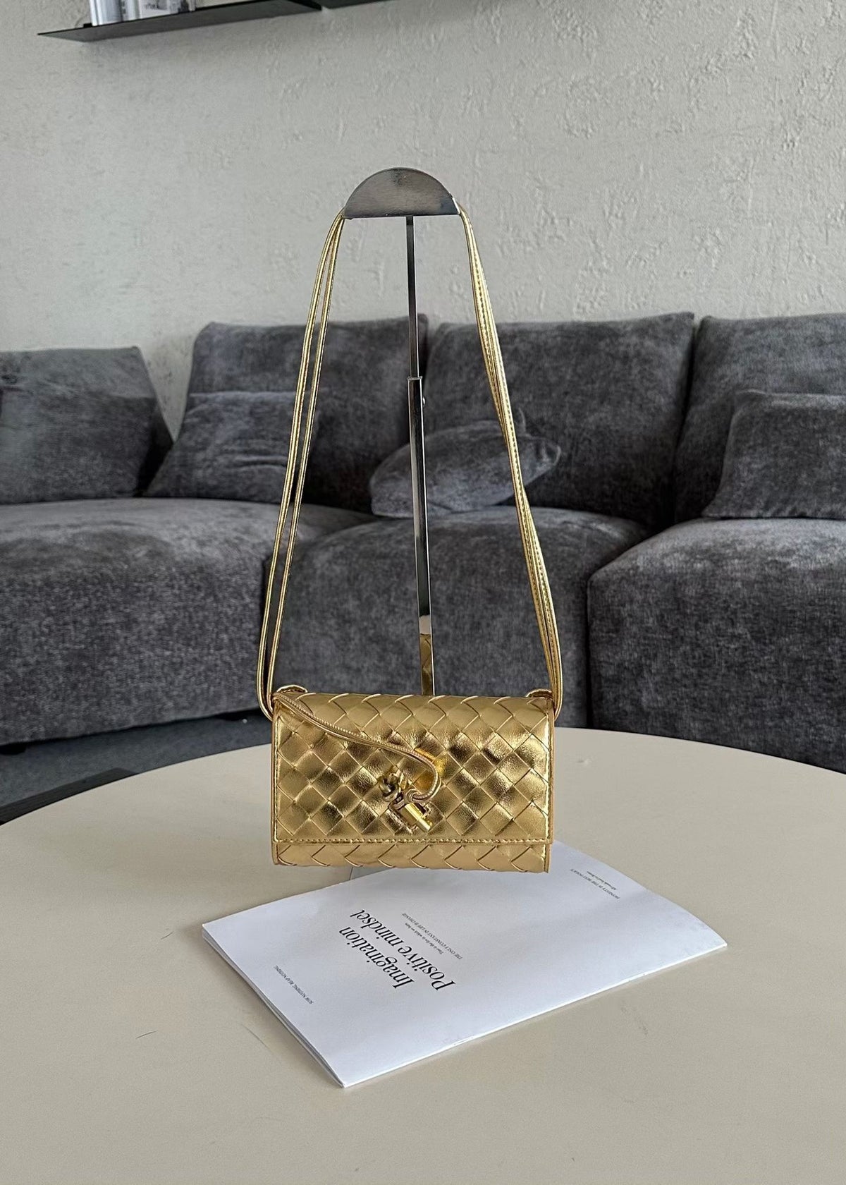 The Woven Crossbody - Calfskin